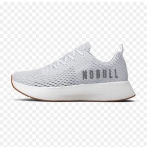 NWOT NOBULL Journey Shoes light Gray and White Sneakers women’s size 9